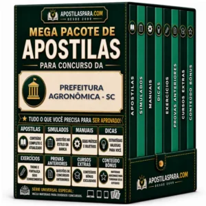 Apostila para Prefeitura Agronômica - SC