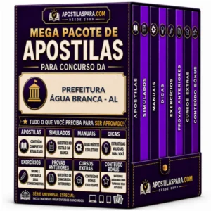 Apostila para Prefeitura Água Branca - AL