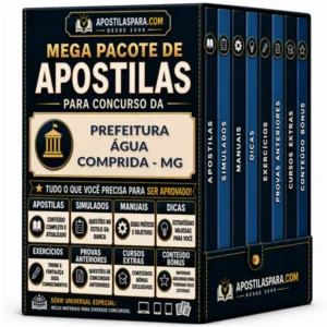Apostila para Prefeitura Água Comprida - MG