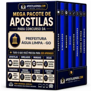Apostila para Prefeitura Água Limpa - GO
