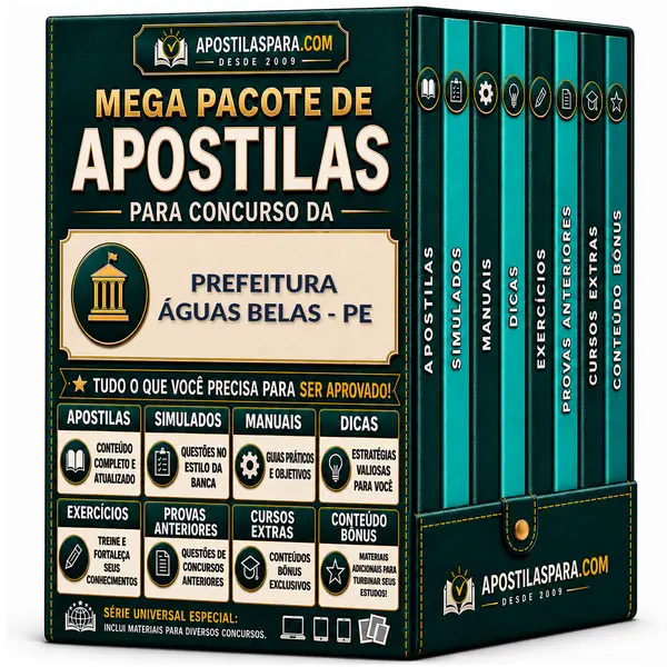 Apostila para Prefeitura Águas Belas - PE