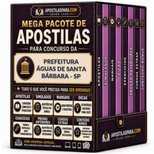 Apostila para Prefeitura Águas de Santa Bárbara - SP