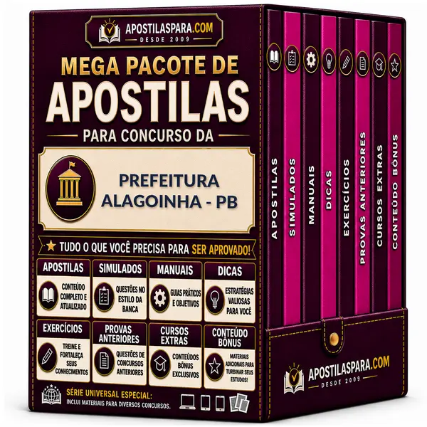 Apostila para Prefeitura Alagoinha - PB