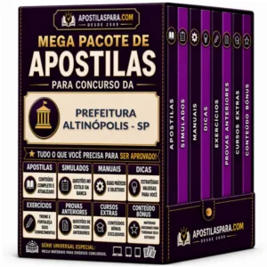 Apostila para Prefeitura Altinópolis - SP