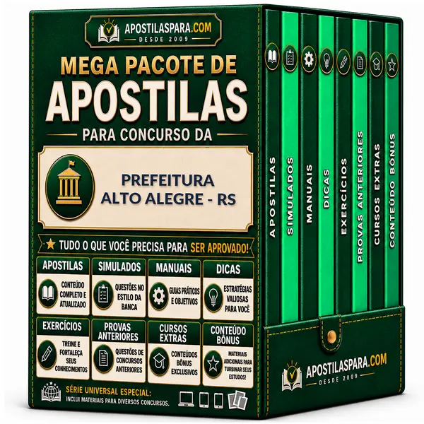 Apostila para Prefeitura Alto Alegre - RS
