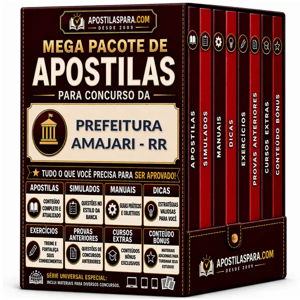 Apostila para Prefeitura Amajari - RR
