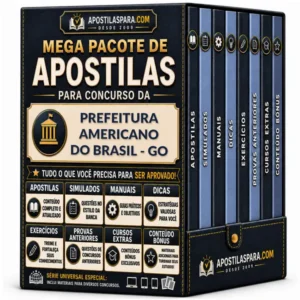 Apostila para Prefeitura Americano do Brasil - GO