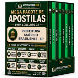 Apostila para Prefeitura Américo Brasiliense - SP