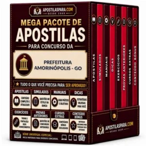 Apostila para Prefeitura Amorinópolis - GO