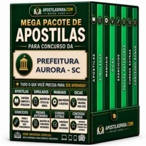 Apostila para Prefeitura Aurora - SC