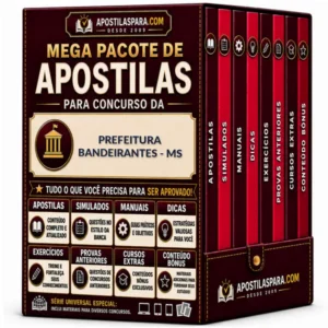 Apostila para Prefeitura Bandeirantes - MS