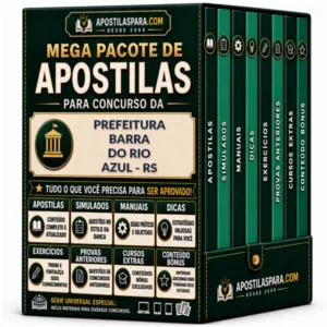 Apostila para Prefeitura Barra do Rio Azul - RS