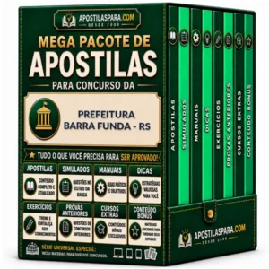 Apostila para Prefeitura Barra Funda - RS