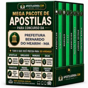 Apostila para Prefeitura Bernardo do Mearim - MA