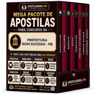 Apostila para Prefeitura Bom Sucesso - PB