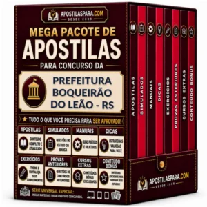 Apostila para Prefeitura Boqueirão do Leão - RS