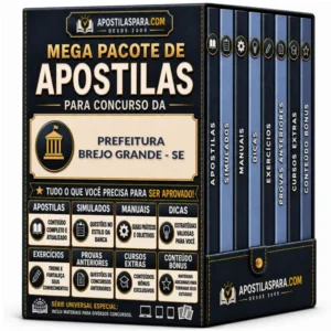 Apostila para Prefeitura Brejo Grande - SE