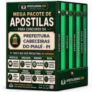 Apostila para Prefeitura Cabeceiras do Piauí - PI