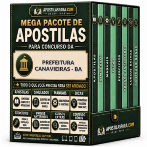 Apostila para Prefeitura Canavieiras - BA