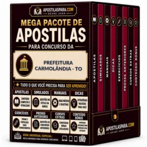 Apostila para Prefeitura Carmolândia - TO
