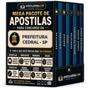 Apostila para Prefeitura Cedral - SP
