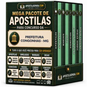 Apostila para Prefeitura Congonhas - MG