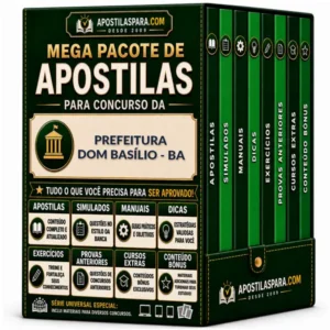 Apostila para Prefeitura Dom Basílio - BA