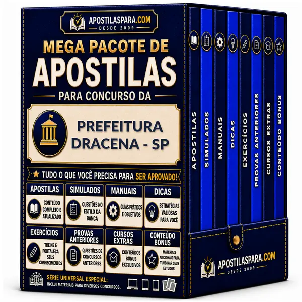 Apostila para Prefeitura Dracena - SP