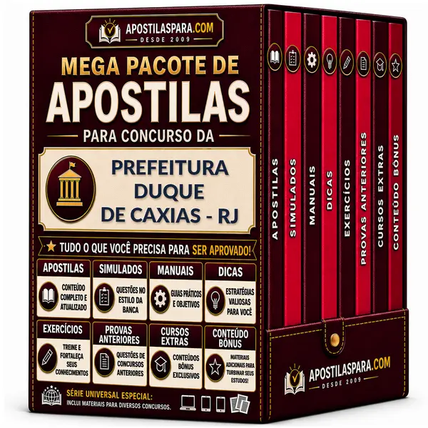 Apostila para Prefeitura Duque de Caxias - RJ