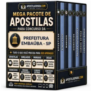 Apostila para Prefeitura Embaúba - SP