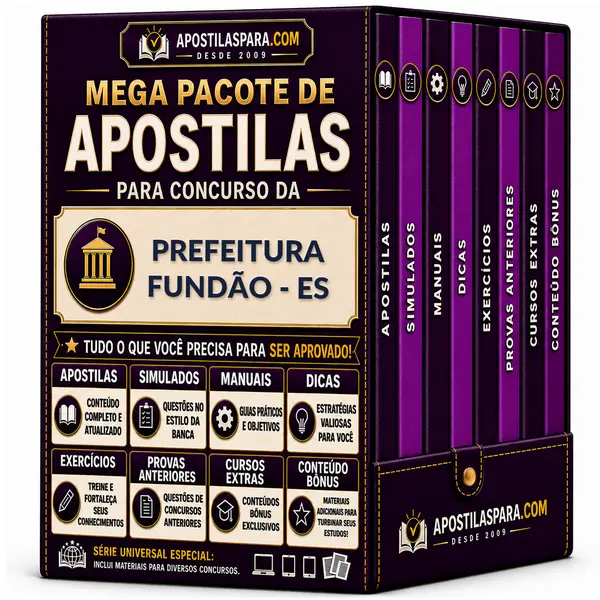 Apostila para Prefeitura Fundão - ES
