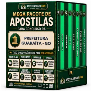 Apostila para Prefeitura Guaraíta - GO