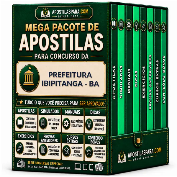 Apostila para Prefeitura Ibipitanga - BA