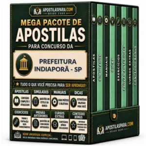 Apostila para Prefeitura Indiaporã - SP