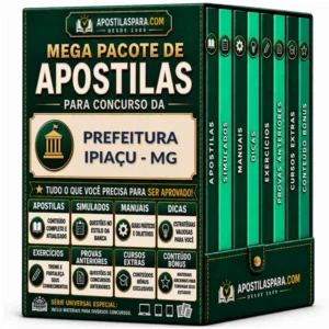 Apostila para Prefeitura Ipiaçu - MG