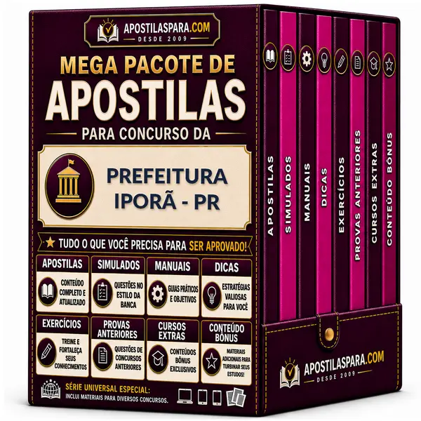 Apostila para Prefeitura Iporã - PR