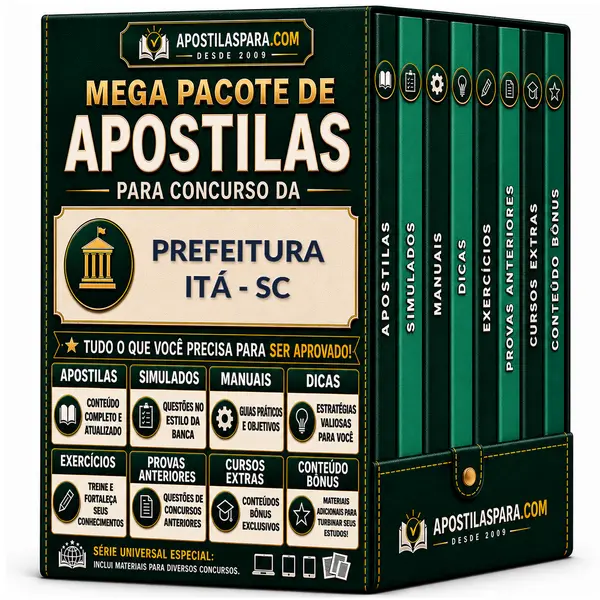 Apostila para Prefeitura Itá - SC