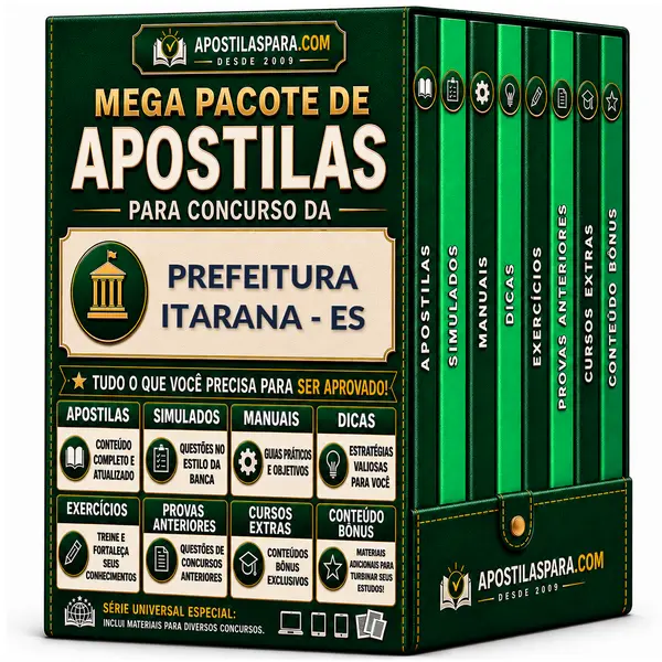 Apostila para Prefeitura Itarana - ES