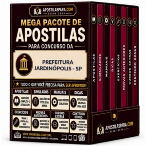 Apostila para Prefeitura Jardinópolis - SP