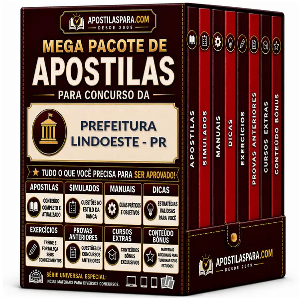 Apostila para Prefeitura Lindoeste - PR