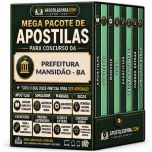 Apostila para Prefeitura Mansidão - BA