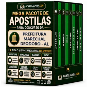 Apostila para Prefeitura Marechal Deodoro - AL