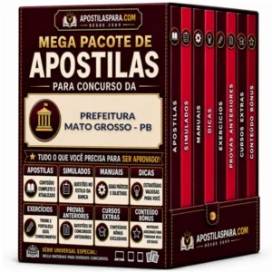 Apostila para Prefeitura Mato Grosso - PB