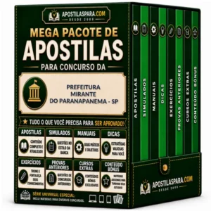 Apostila para Prefeitura Mirante do Paranapanema - SP