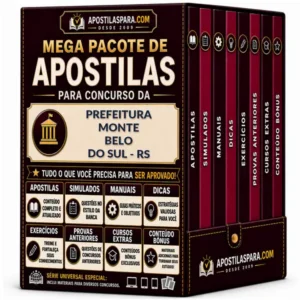 Apostila para Prefeitura Monte Belo do Sul - RS