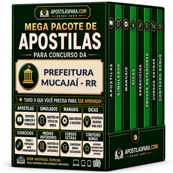 Apostila para Prefeitura Mucajaí - RR