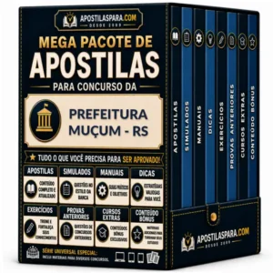 Apostila para Prefeitura Muçum - RS