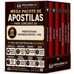 Apostila para Prefeitura Mundo Novo - MS