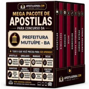 Apostila para Prefeitura Mutuípe - BA