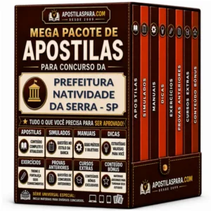 Apostila para Prefeitura Natividade da Serra - SP